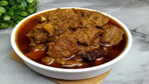 নারকেল বাটায় মাটন কষা