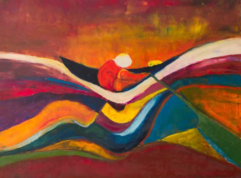 vanda-kaminskiene-painting-alone-in-the-boat