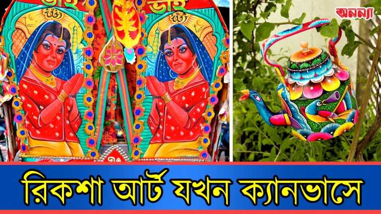 বাংলাদেশের চলন্ত ঐতিহ্যের প্রতিচ্ছবি রিকশা আর্ট | Rickshaw Art | Anannya