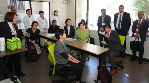 টোকিওতে হাসপাতাল, নার্সিং সেন্টার ও জাদুঘর পরিদর্শন জুবাইদা রহমানের