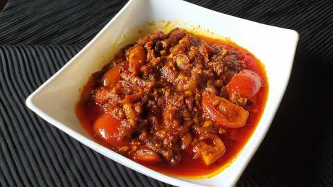 বিউলির ডালে টমেটো লইট্টা শুঁটকির রেসিপি