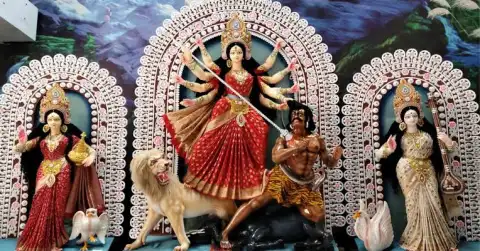 আজও মহাসপ্তমী, কলাবউ স্নানে দেবীর নবপত্রিকায় প্রবেশ