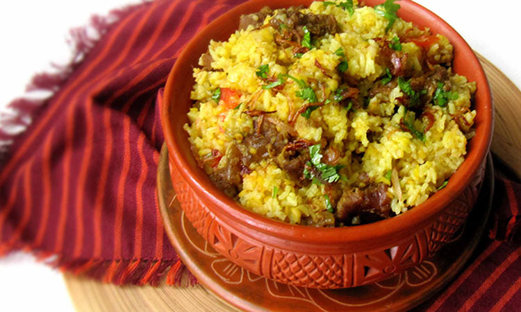গরুর মাংসের ভুনা খিচুড়ি