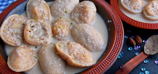 শীতের পিঠা দুধ চিতই