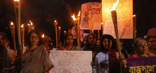 ১৫৫(৪) ধারা বাতিলের জন্য শিকল ভাঙার পদযাত্রা
