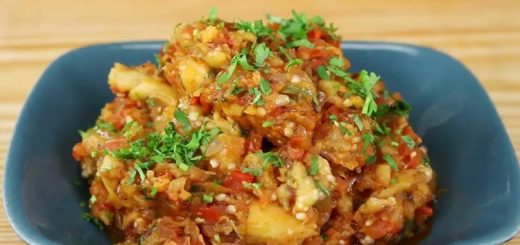 বেগুন-টমেটো ভর্তা