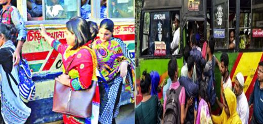 গণপরিবহন, নারীর জন্য এক আতঙ্কের নাম!