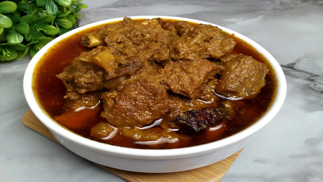 নারকেল বাটায় মাটন কষা