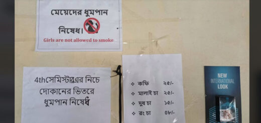 পোস্টারে পুরুষতান্ত্রিকতা!