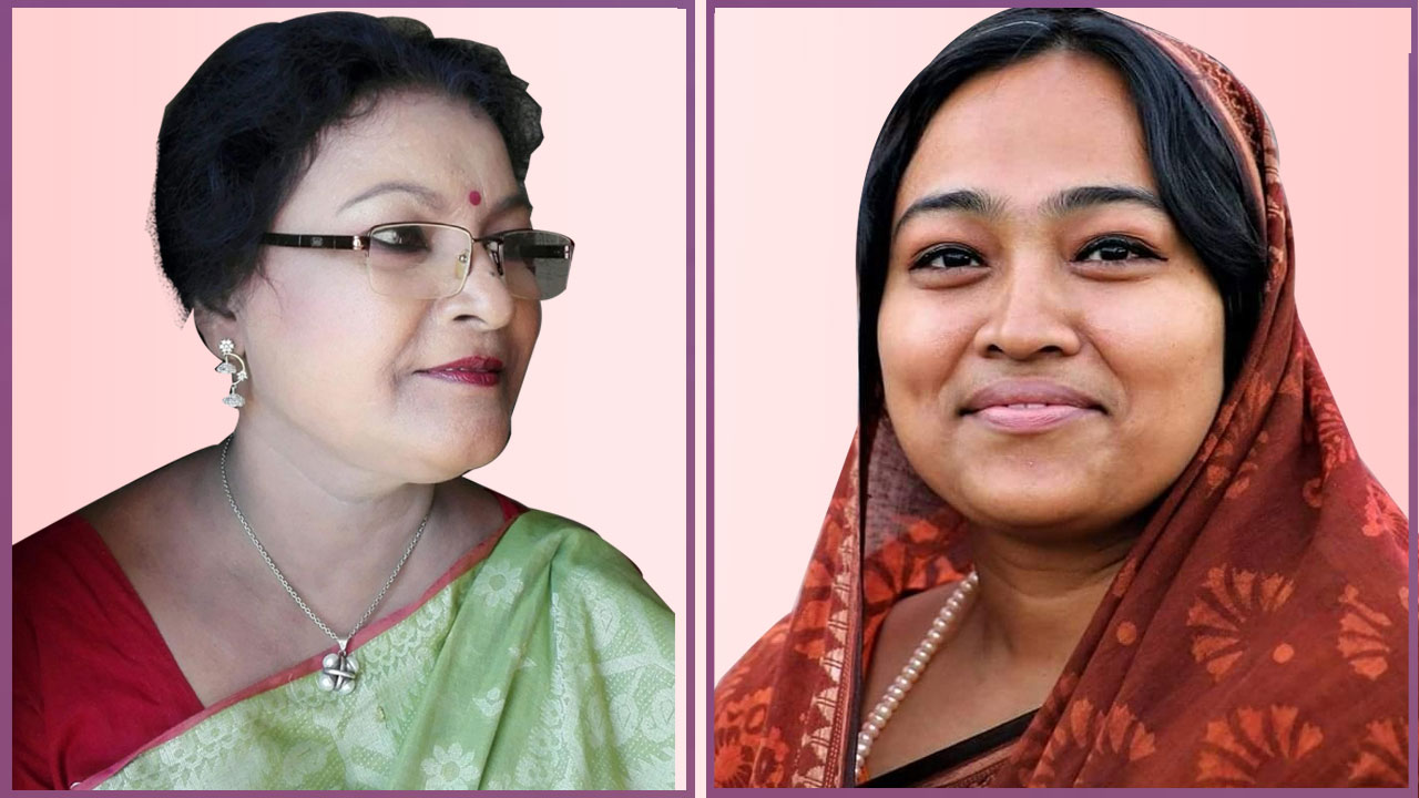 চিন্তাসূত্র পুরস্কার পেলেন সেলিনা শেলী-সাদিয়া সুলতানা