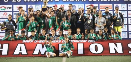 অনূর্ধ্ব-২০ সাফ: অপরাজিত চ্যাম্পিয়ন বাংলাদেশের মেয়েরা