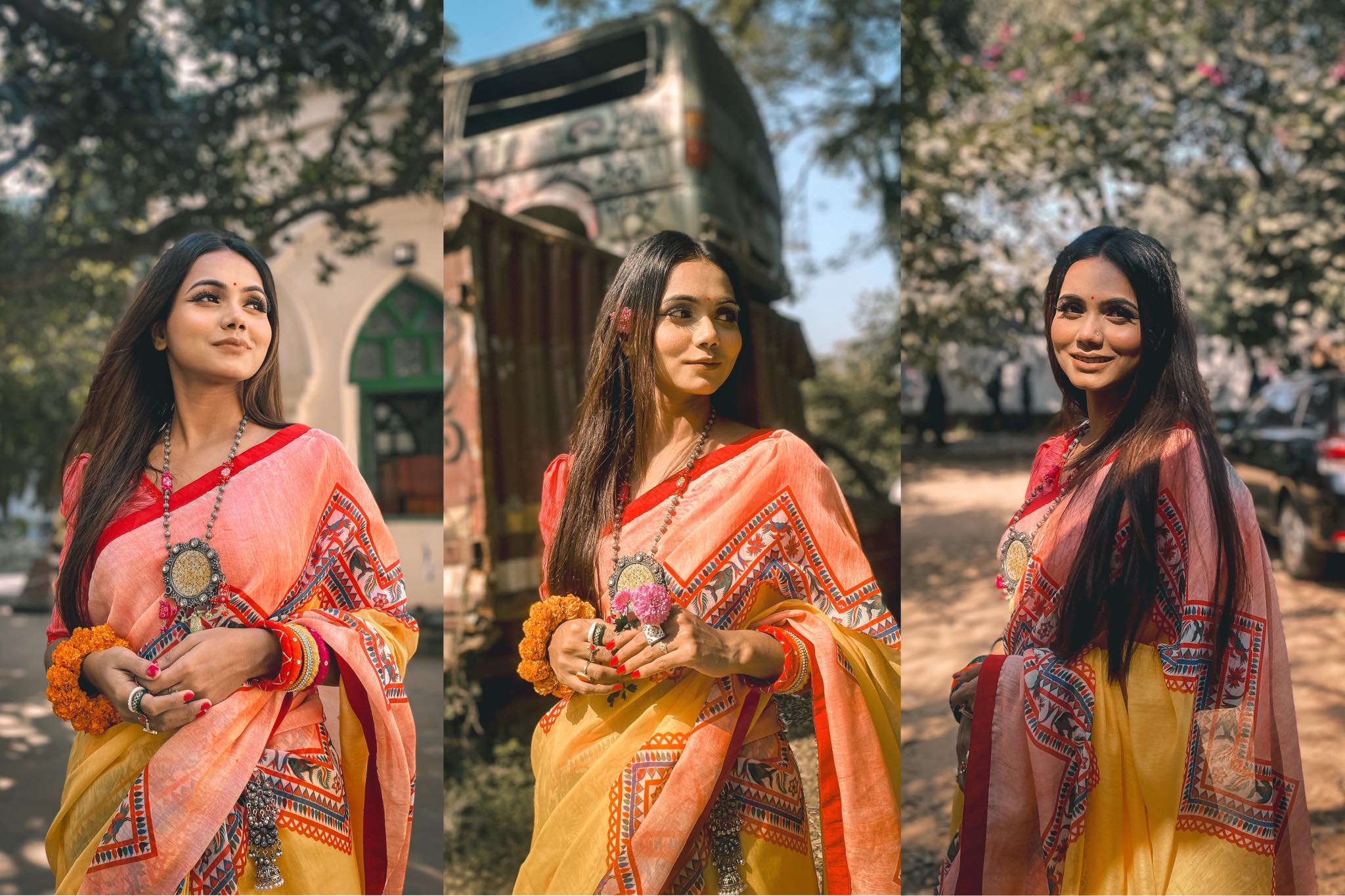 রঙিন প্রাণে রঙিন বসনে