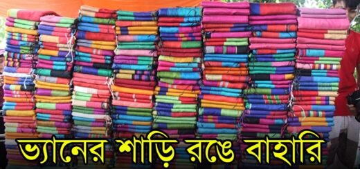 ভ্যানের শাড়ি রঙে বাহারি | JU | Shari | Anannya