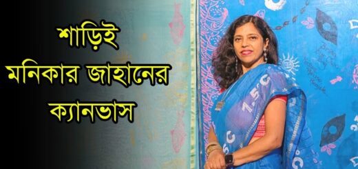 শাড়ির জমিনে জীবনের গান, সেখানে আঁকা জলবায়ু আর নারীর গল্প | Anannya | Monika Jahan