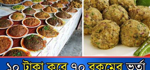 পপির দোকানে দশ টাকা করে ৭০ রকমের ভর্তা | Vorta | JNU