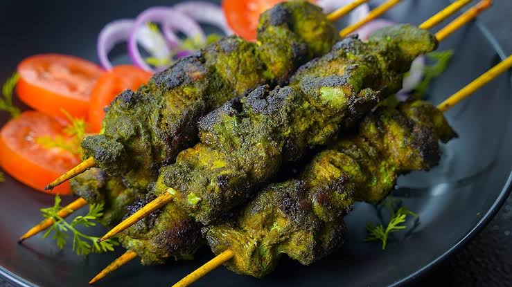 চিকেন হরিয়ালি কাবাব 