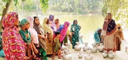 দাকোপে পানীয় জলের অভাবে দুর্ভোগ বাড়ছে নারীদের