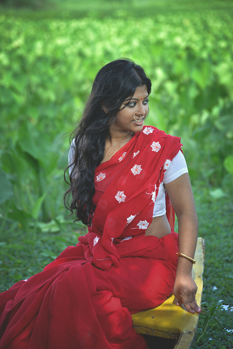 পূজায় চুলের সাজ